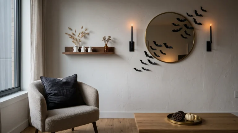 Small space Halloween decor