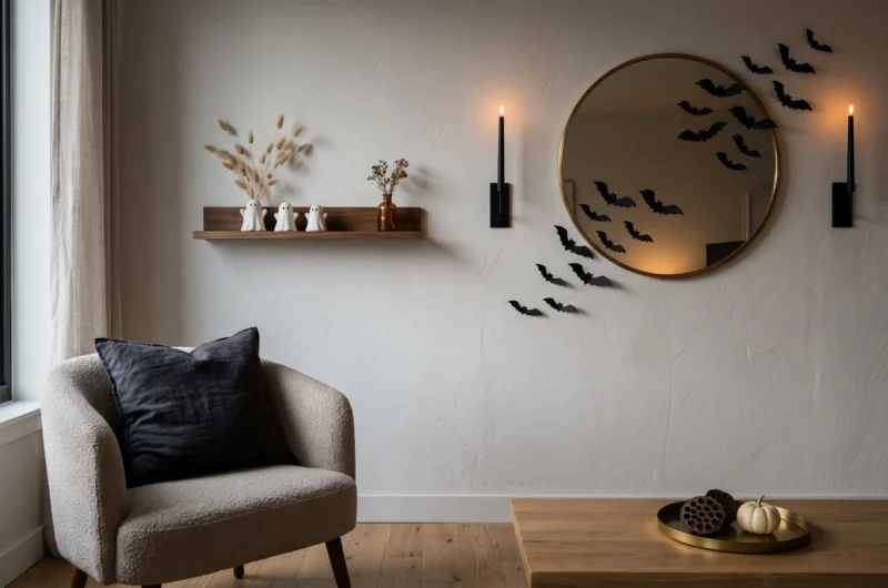 Small space Halloween decor