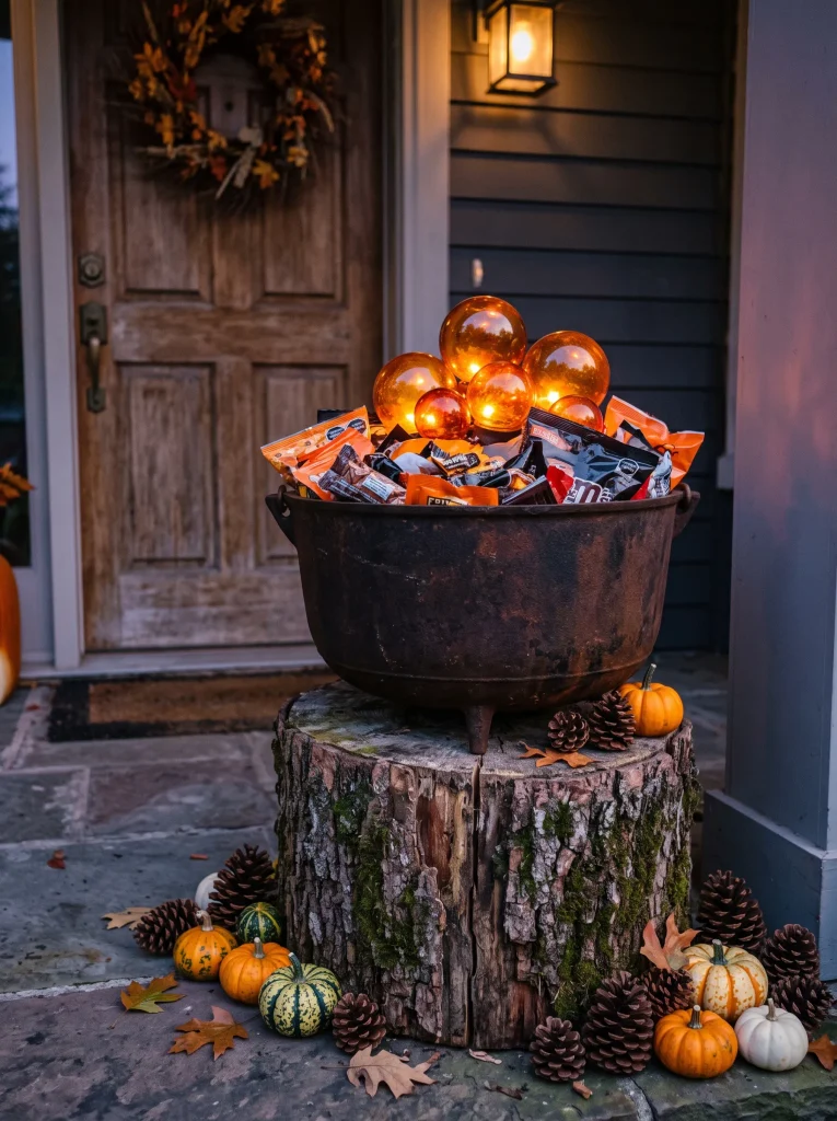 Antique Cauldron Candy Dispensers