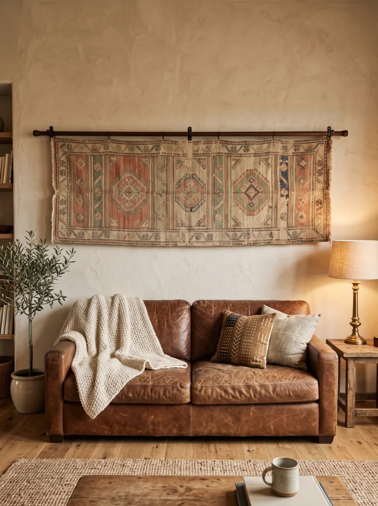 Antique Vintage Wall Rug