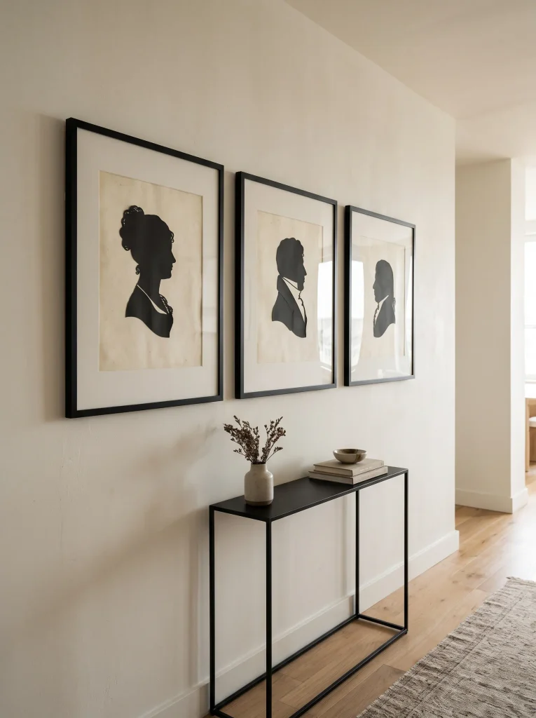 Curated Gallery Wall Vintage Silhouette Swaps