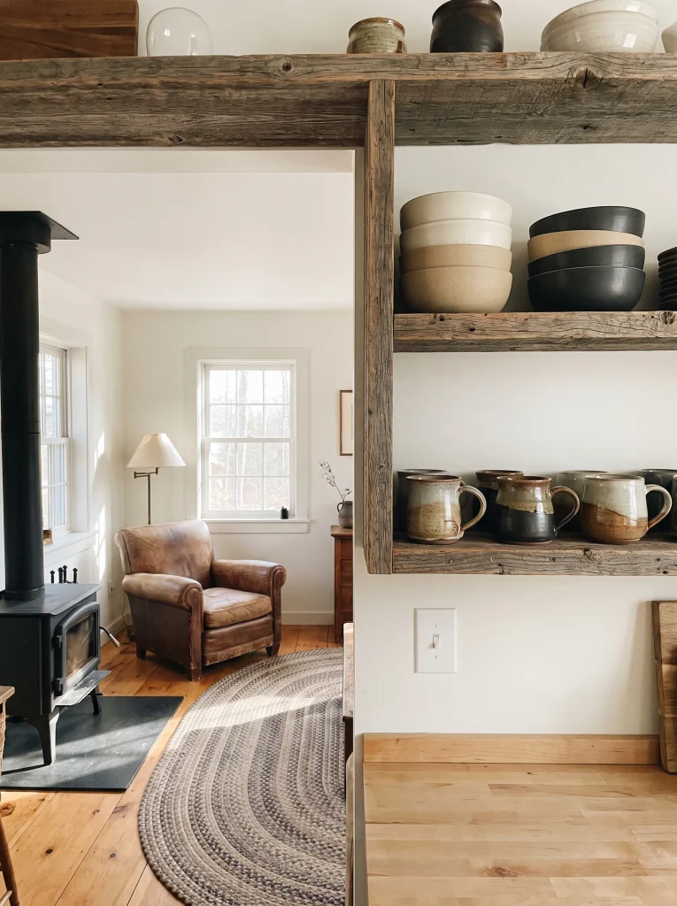 Earthy Ceramic Tableware Display