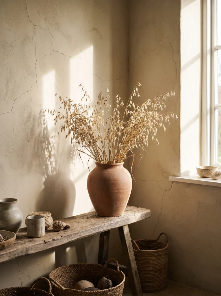 Earthy Clay Vessel Displays