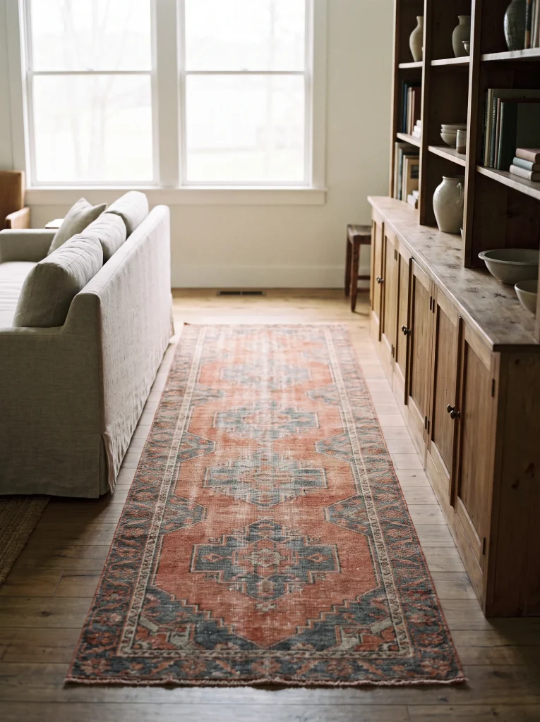 Faded Vintage Runner Accent