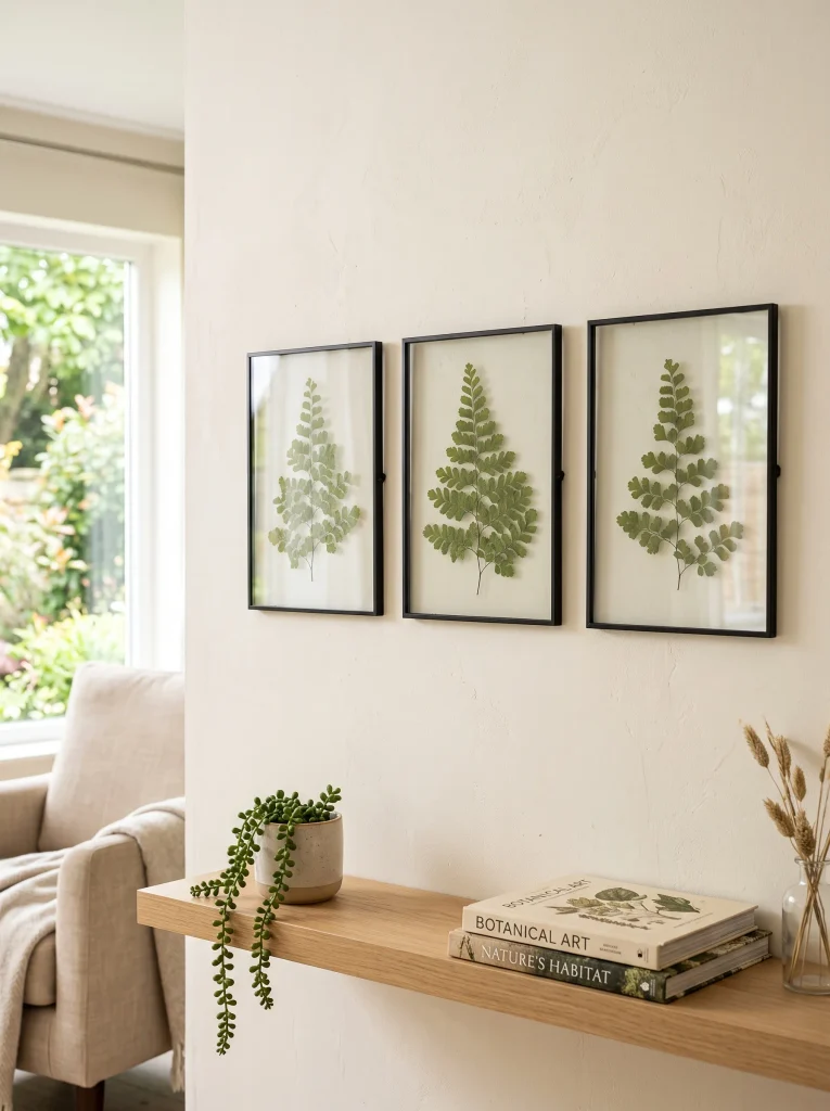 Framed Botanical Fern Pressings
