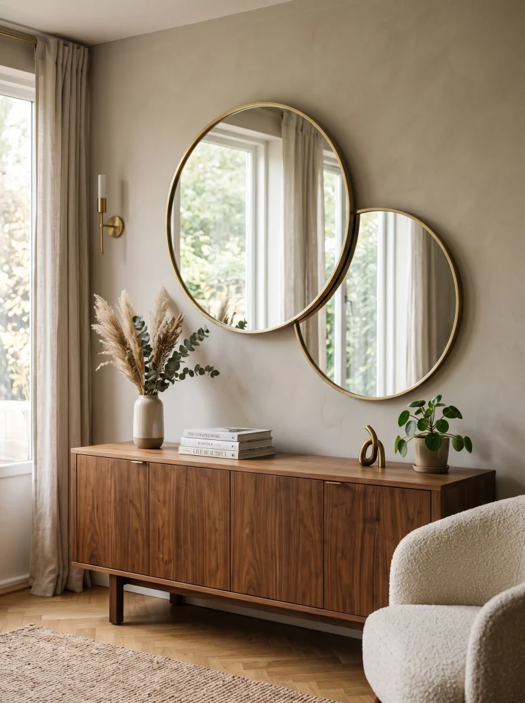 Layered Dual Wall Mirrors