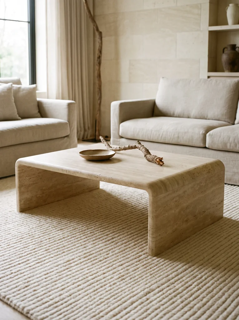 Low Stone Coffee Tables