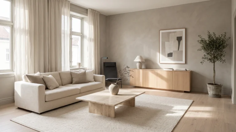 Minimalist Living Room Styling