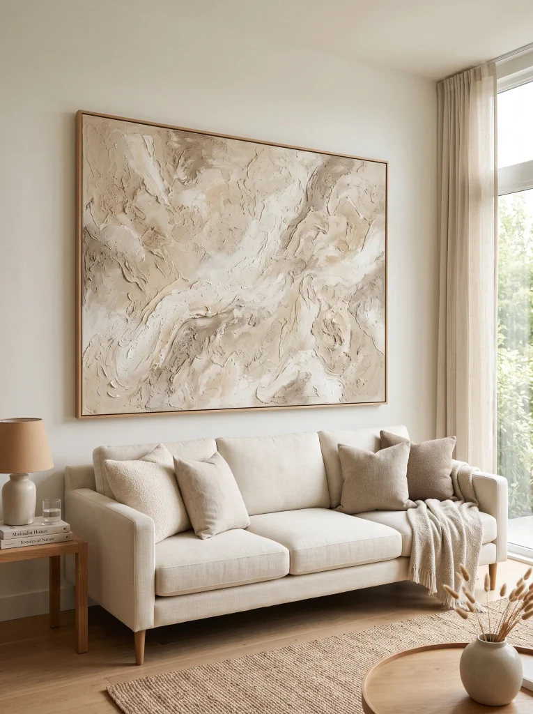 Oversized Textured Canvas