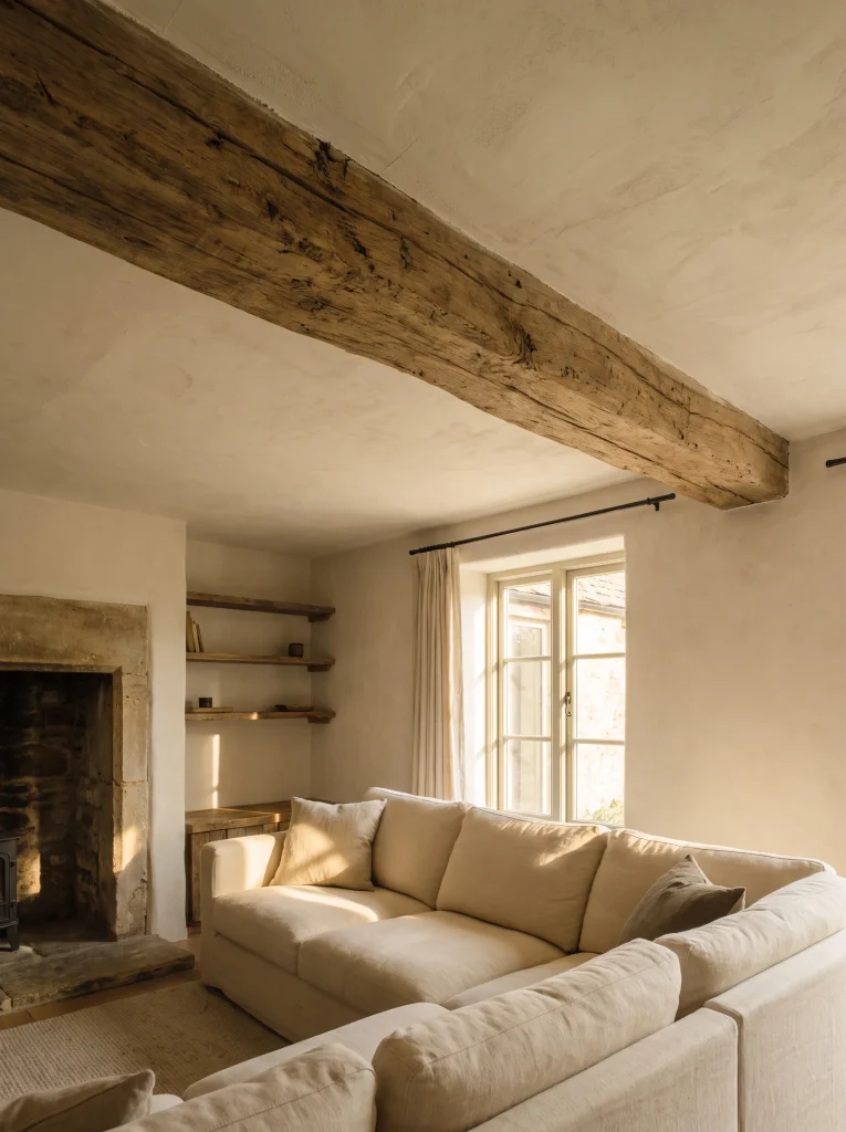 Rustic Reclaimed Wood Beam