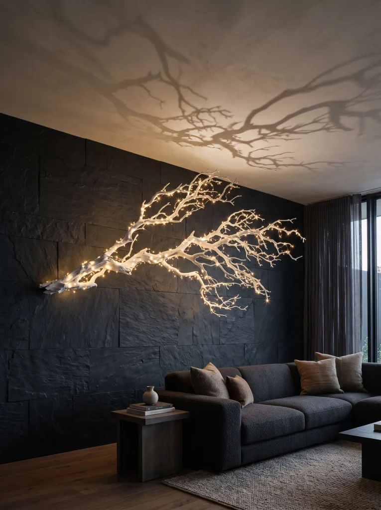 Sculptural Bleached Wood Driftwood Branches