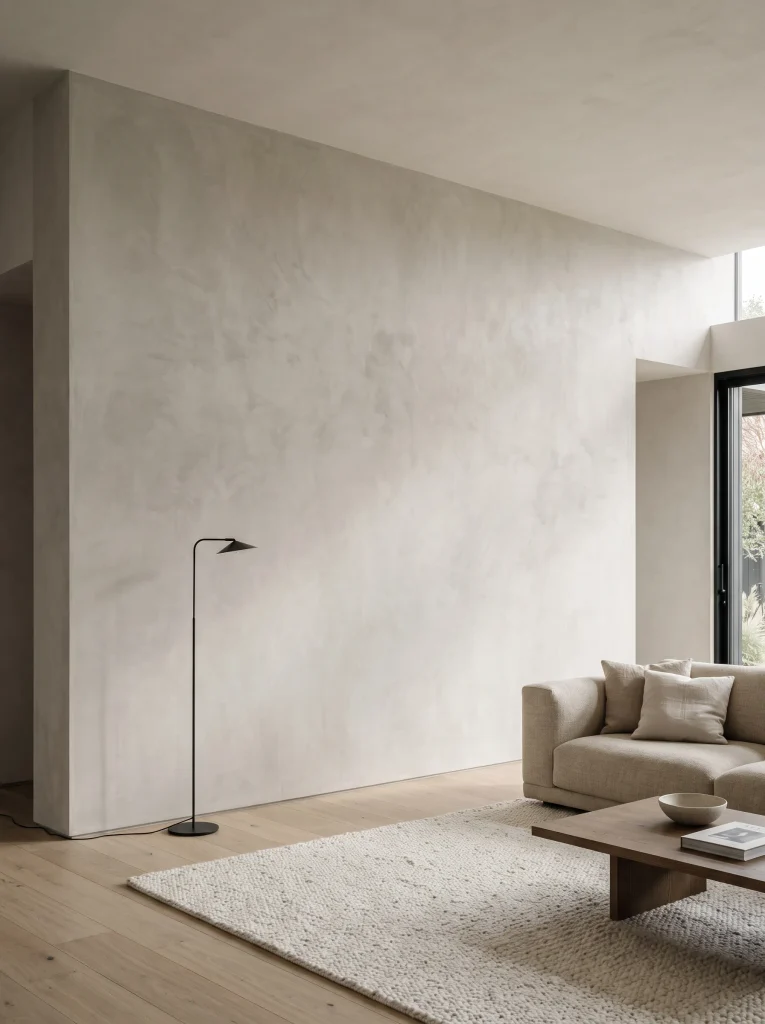 Seamless Microcement Wall Finish
