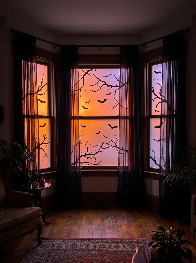Silhouette Window Projection Glow