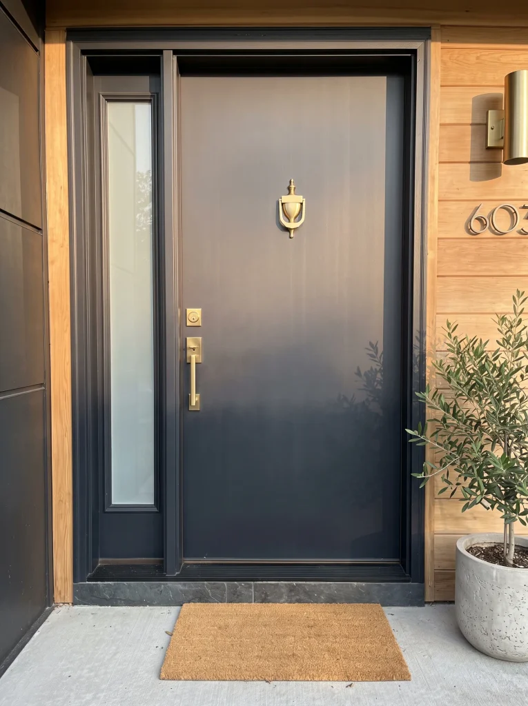 Smoky Ombre Painted Door Panel