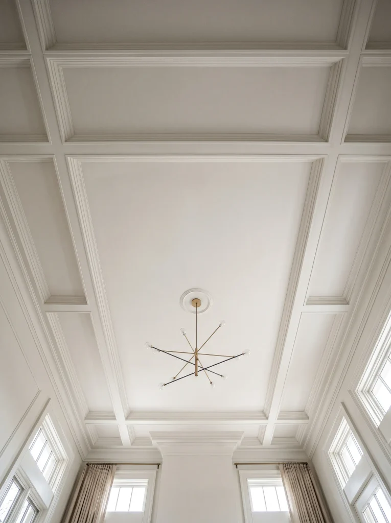 Subtle Perimeter Ceiling Coffers