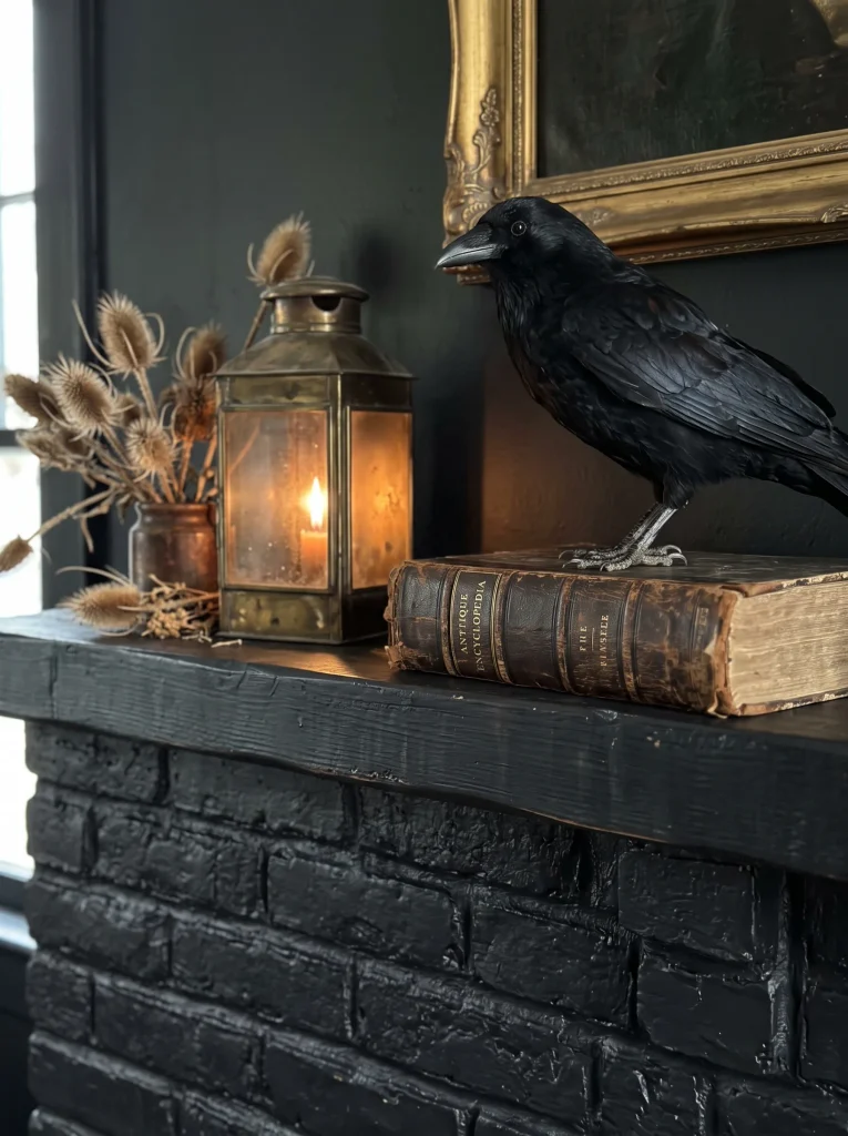 Victorian Taxidermy Raven Displays