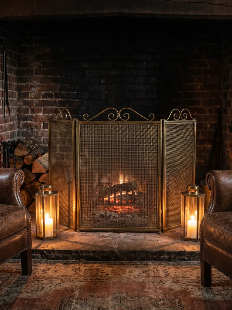 Warm Fireplace Screen Guards